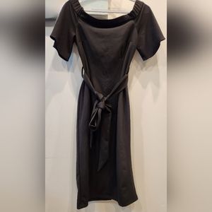 ASOS Off the Shoulder Pencil Dress, Black, Size US 6